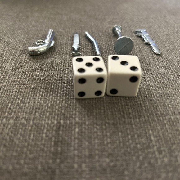 Clue Classic Board Game 2013 Replacement Pieces - Weapons and Dice - Picture 4 of 5